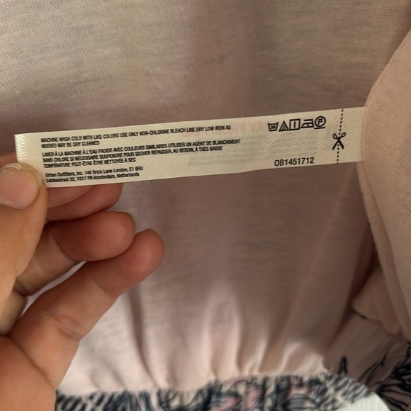 Anthropologie Pink Floral Bomber Jacket - Picture 6 of 6